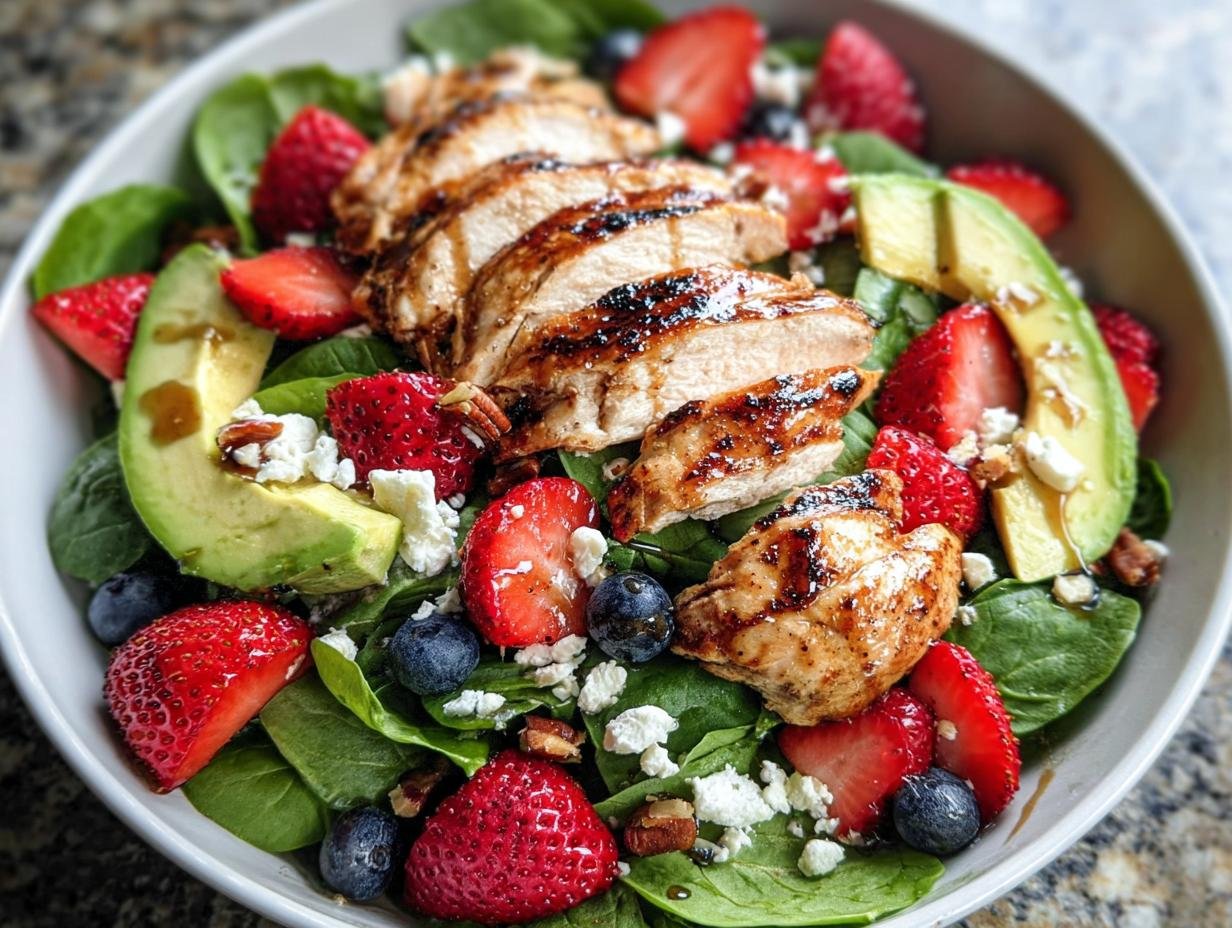 Avocado Strawberry Spinach Salad: 10 Amazing Twists - Avocado Strawberry Spinach Salad - additional detail