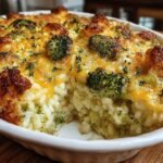 Cheesy Broccoli Rice Casserole