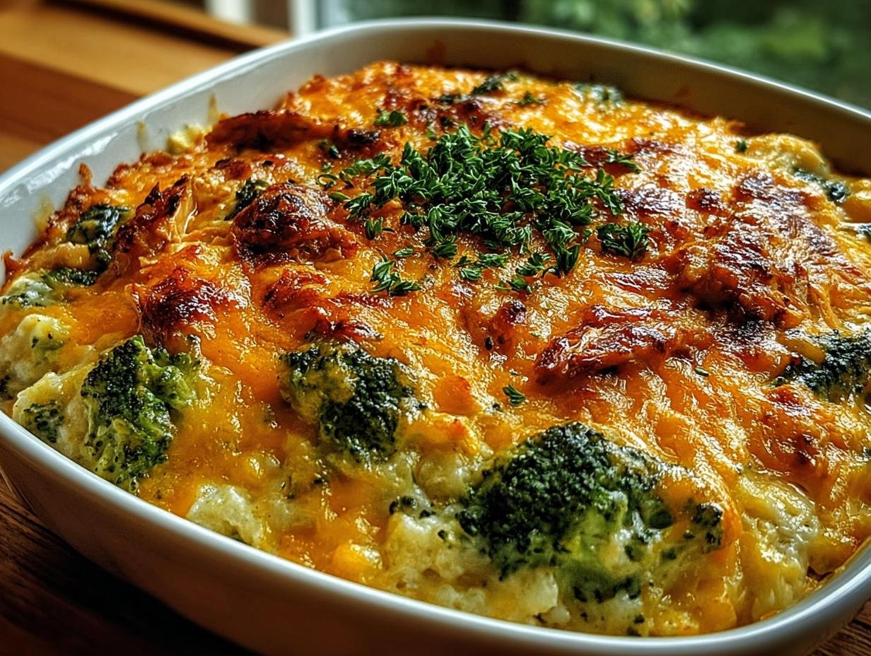 Cheesy Chicken Broccoli Bliss: 1 Decadent Recipe