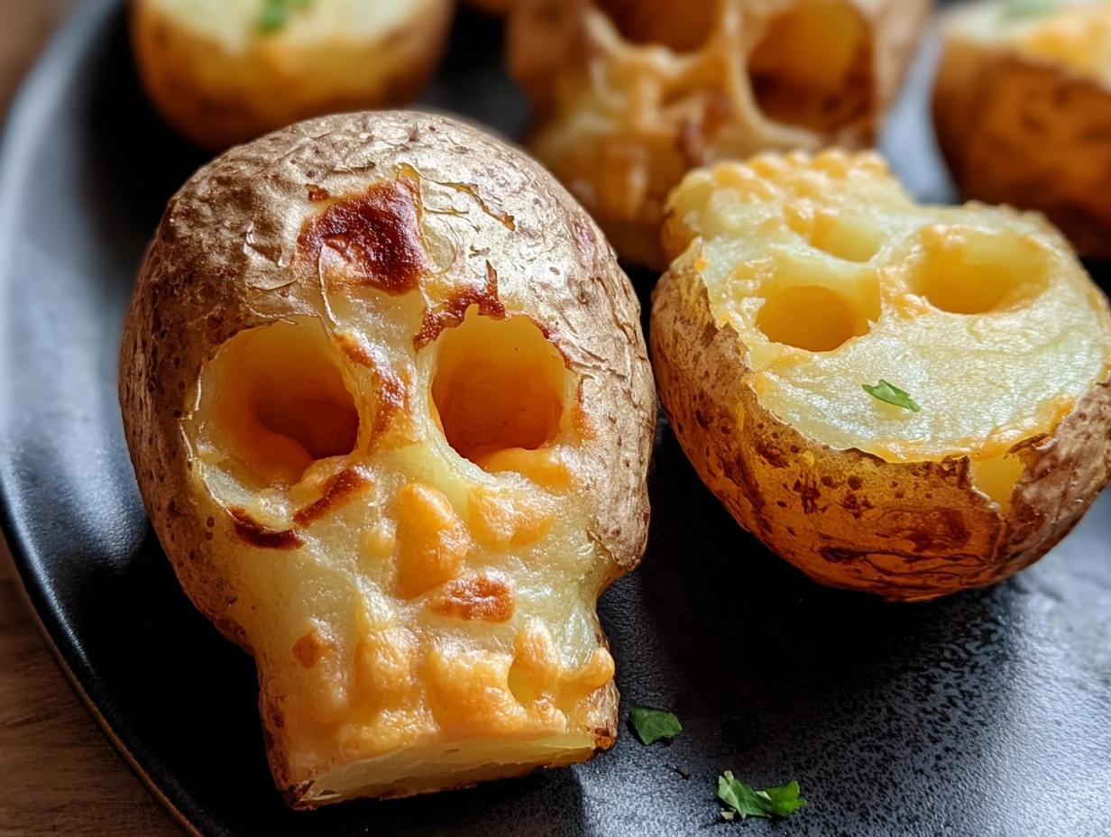 Spooky Halloween Skull Potatoes: 4 Frightful Fun! - Halloween Skull Potatoes Spooky - additional detail