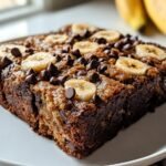Healthy Banana Bread Brownies