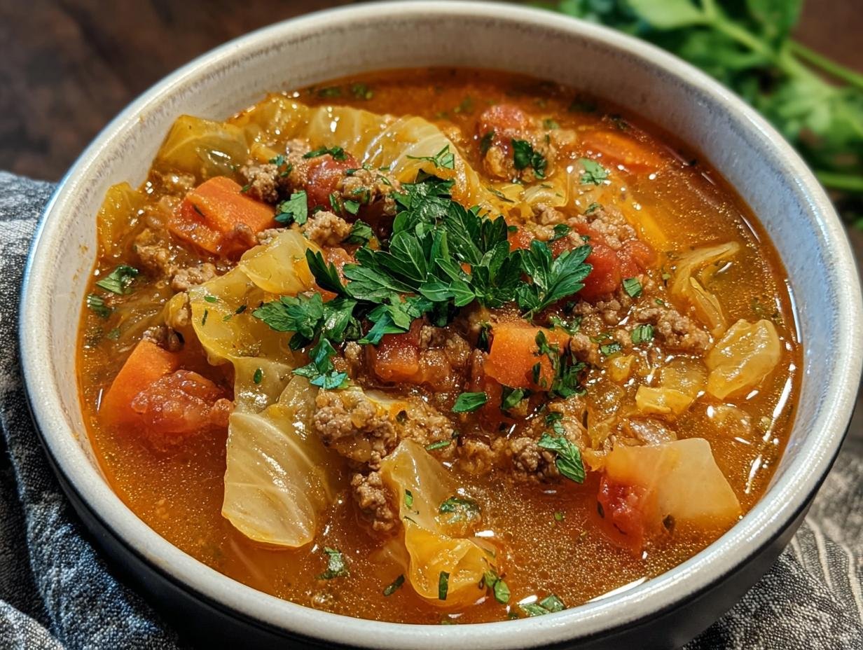 Healthy Cabbage Roll Soup: 1 Delicious Meal - Healthy Cabbage Roll Soup - additional detail