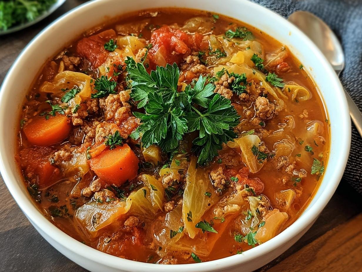 Healthy Cabbage Roll Soup