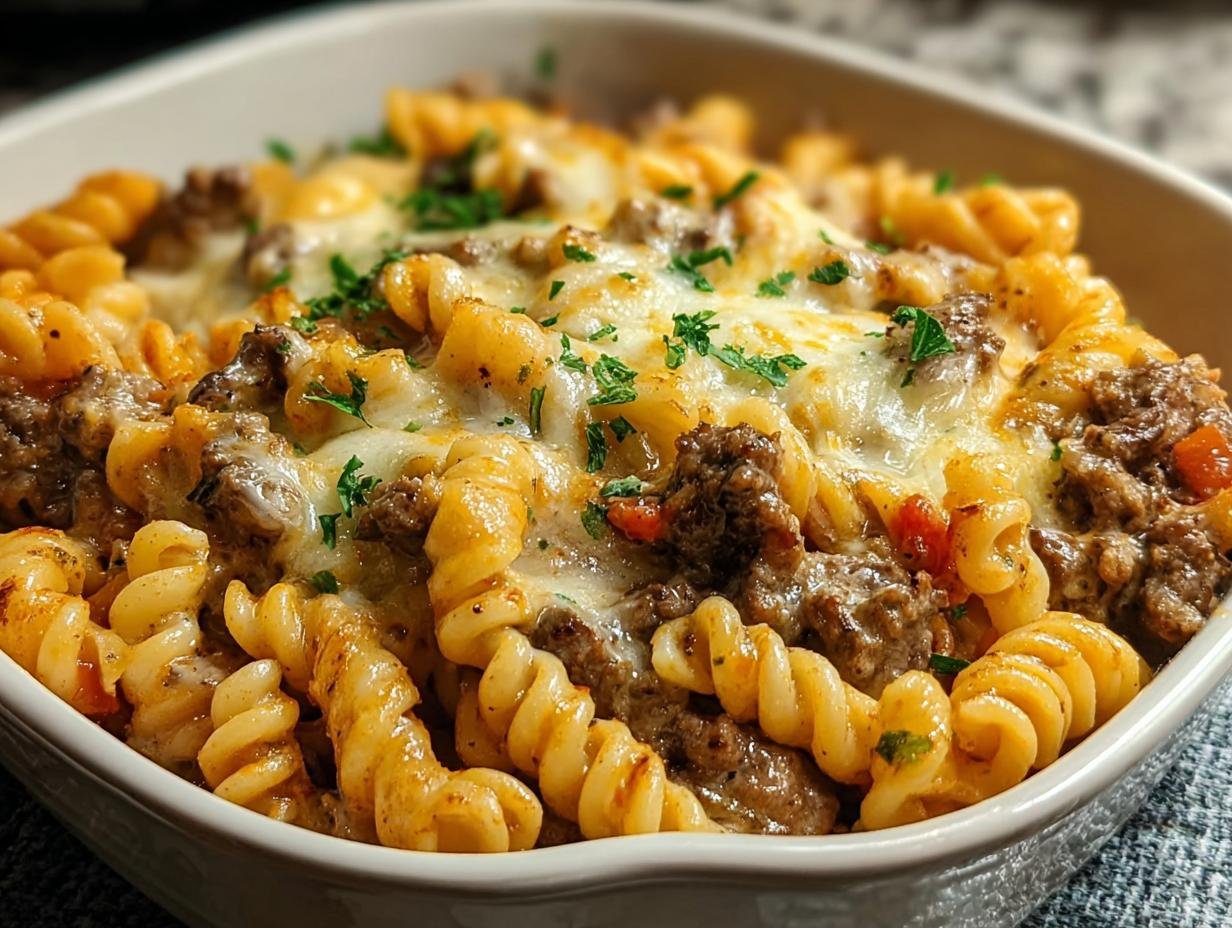 Healthy Philly Cheesesteak Pasta That Won’t Disappoint