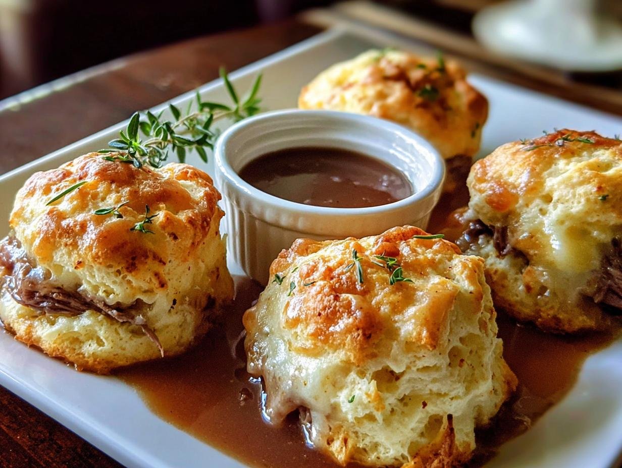 Irresistible French Dip Biscuit