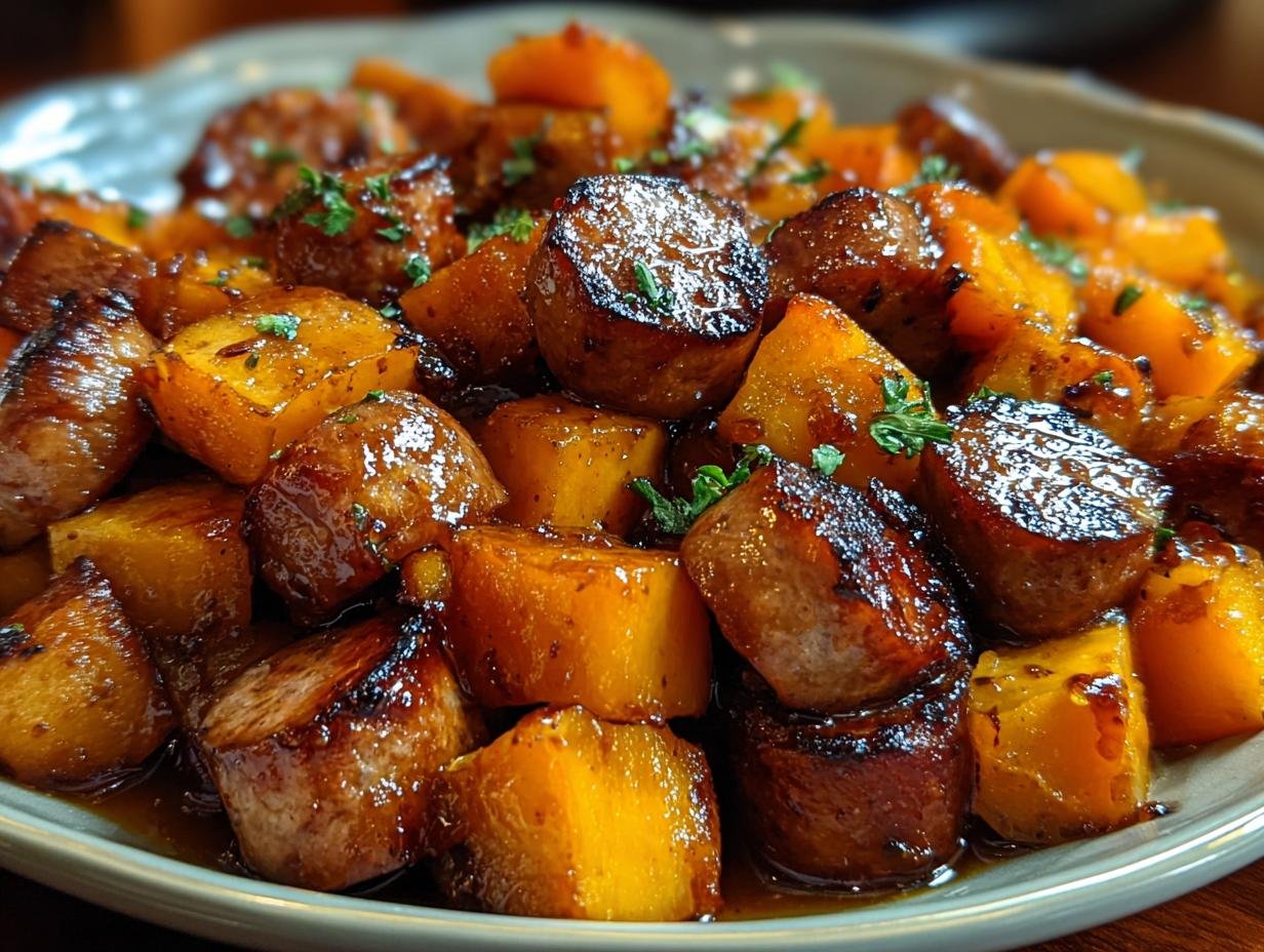 Sausage Sweet Potatoes Honey: 1 Easy Bake - Sausage Sweet Potatoes Honey - main visual representation