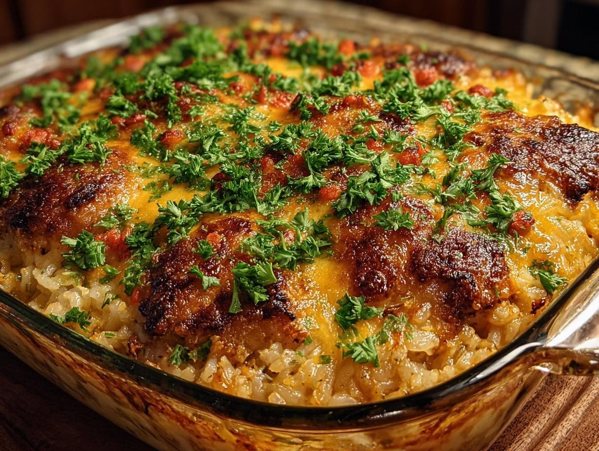 Savory Chicken Rice Casserole: 1 Easy Meal - Savory Chicken Rice Casserole - additional detail