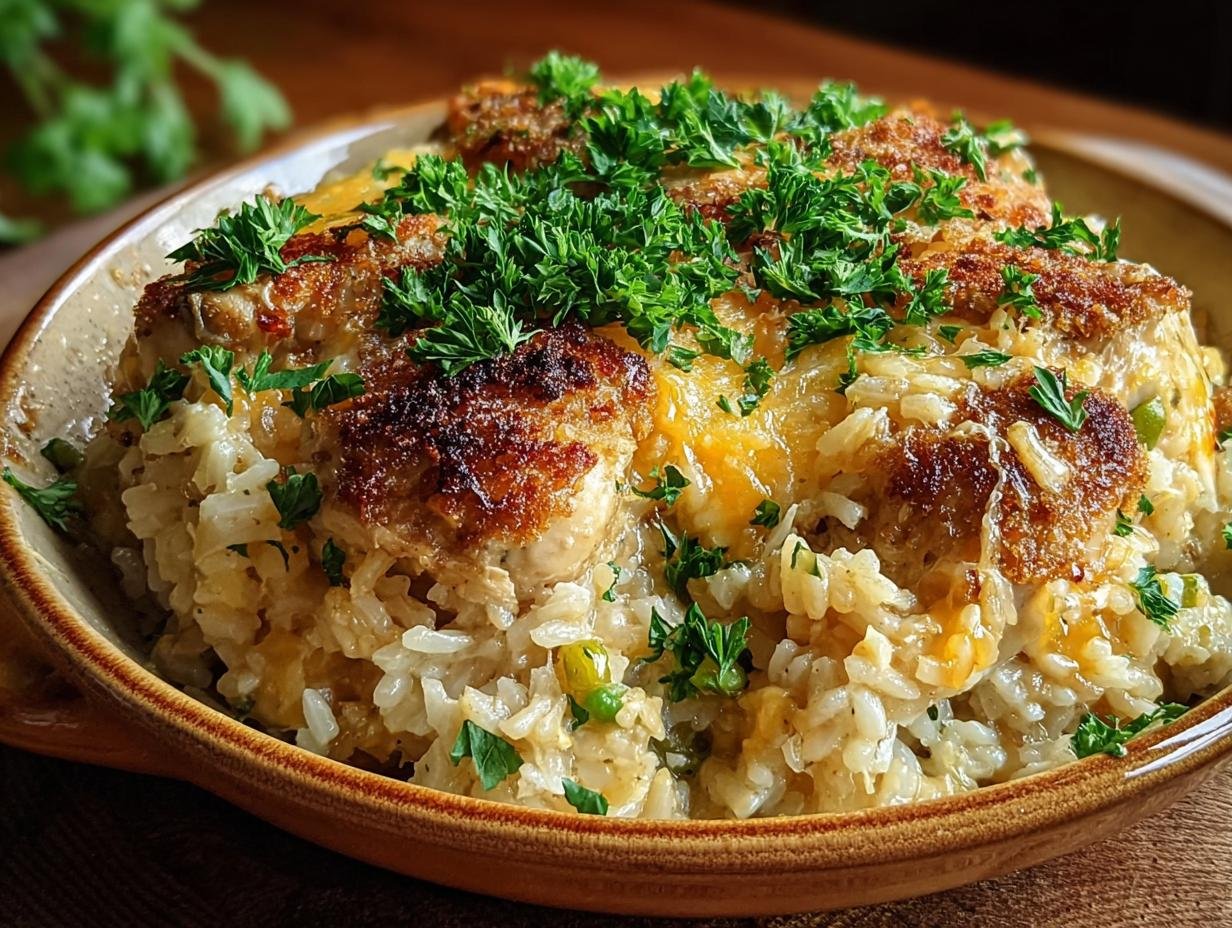 Savory Chicken Rice Casserole: 1 Easy Meal - Savory Chicken Rice Casserole - additional detail
