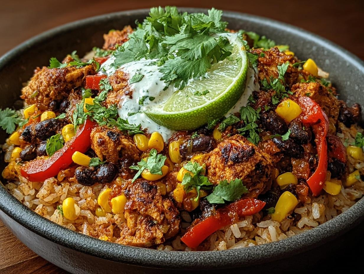 Spicy Chicken Fajita Rice: 1 AMAZING Dish - Spicy Chicken Fajita Rice - additional detail