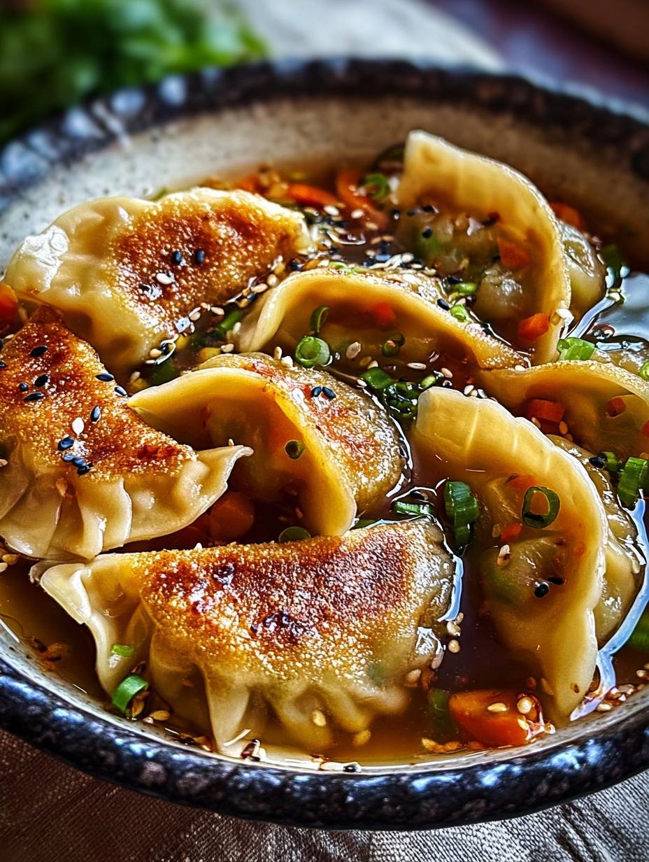 Amazing Asian Beef Dumpling Potsticker in 7 Steps
