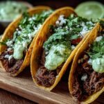 Beef Tacos Creamy Avocado