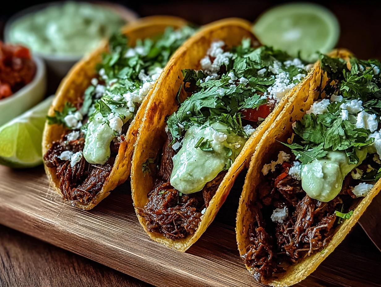 Beef Tacos Creamy Avocado