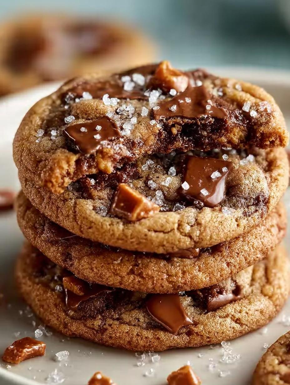 Delicious Brown Butter Toffee Cookies Recipe for You - Brown Butter Toffee Cookies - main visual representation