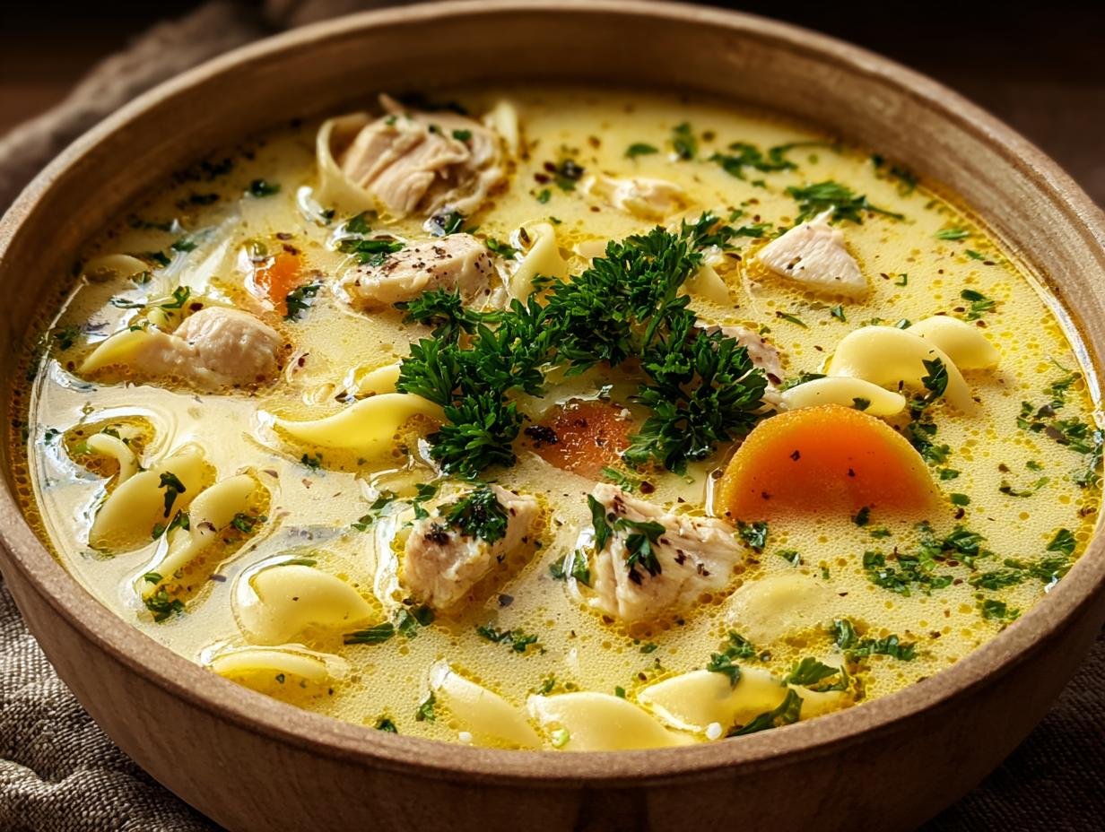 Comforting Creamy Chicken Noodle