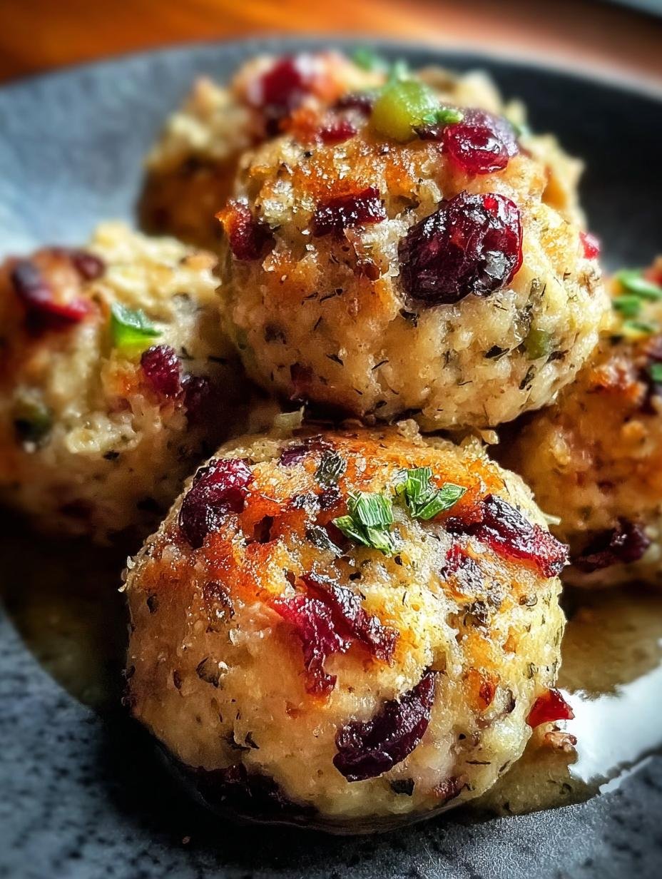Cranberry Turkey Stuffing Balls: 1 Shocking Secret