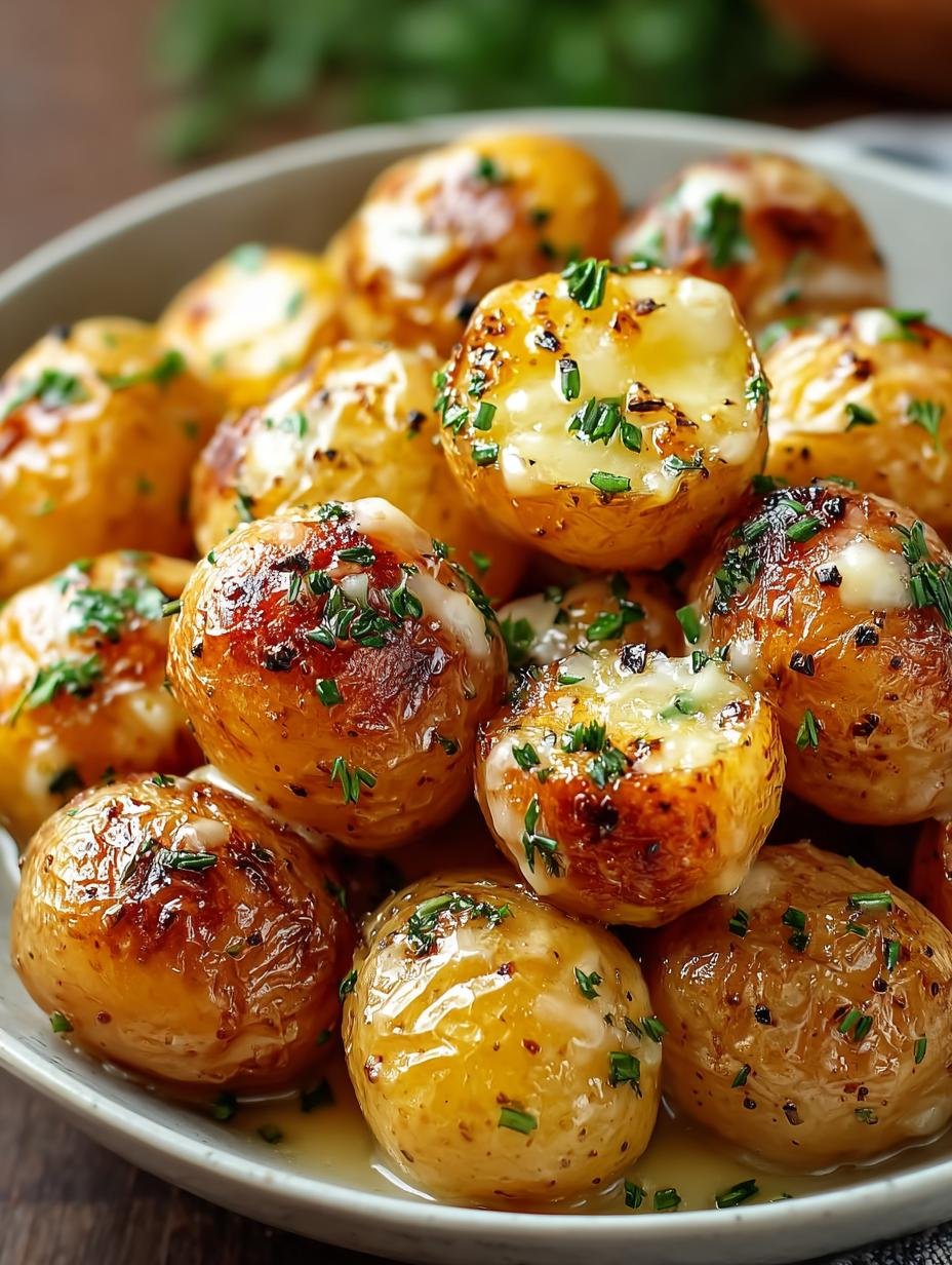 10 Irresistible Creamy Garlic Baby Potatoes Recipes - Creamy Garlic Baby Potatoes - main visual representation