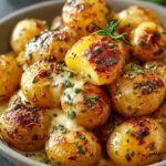 Creamy Garlic Baby Potatoes