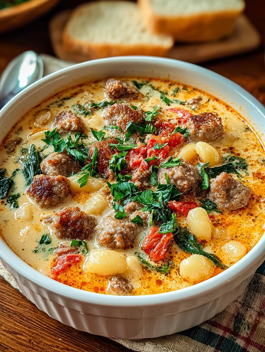 Creamy Parmesan Italian Sausage