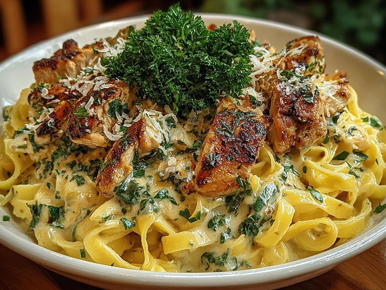 Decadent Creamy Chicken Alfredo: Rich, Easy 1-Pot Meal - Decadent Creamy Chicken Alfredo - additional detail