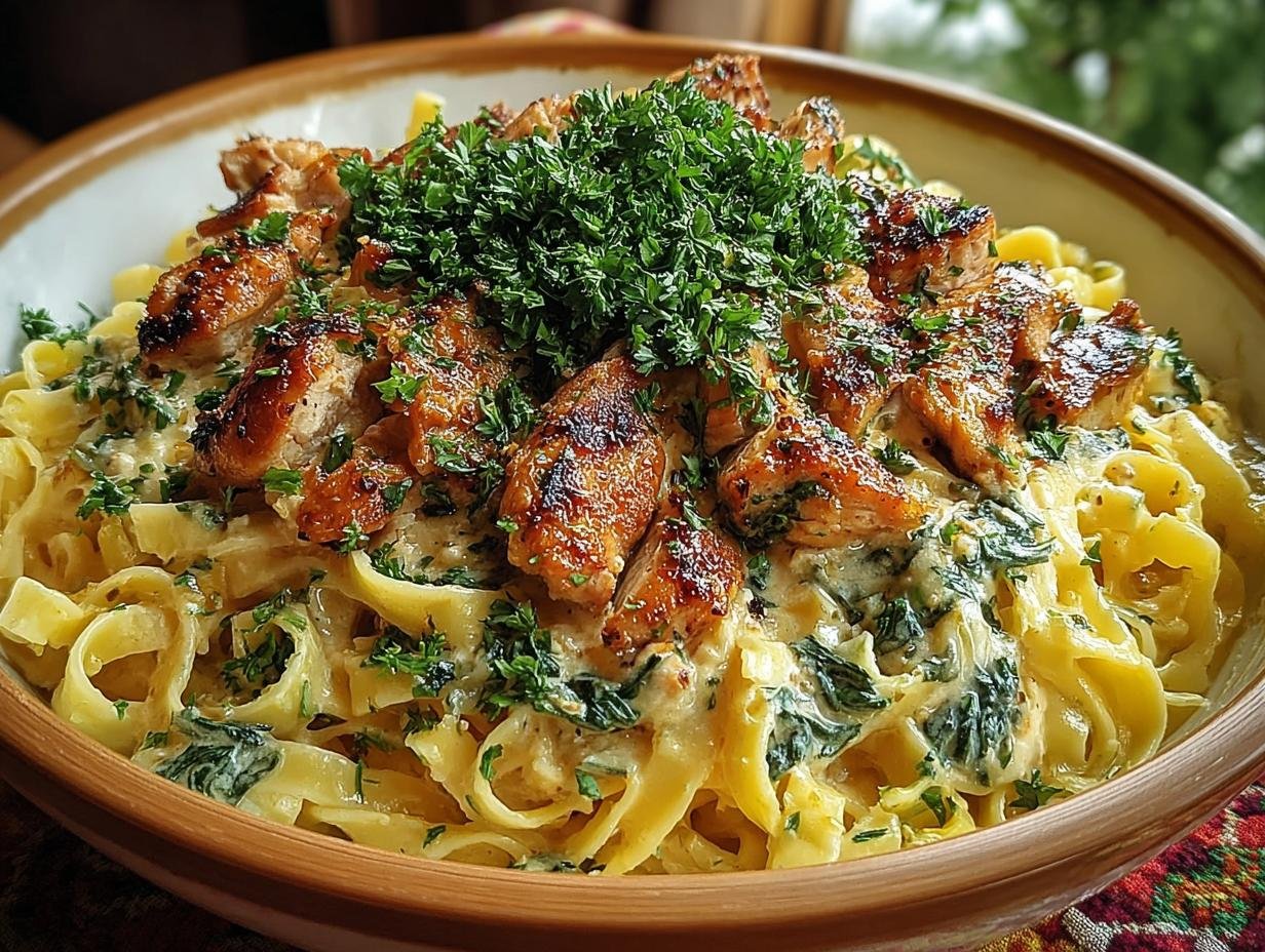 Decadent Creamy Chicken Alfredo