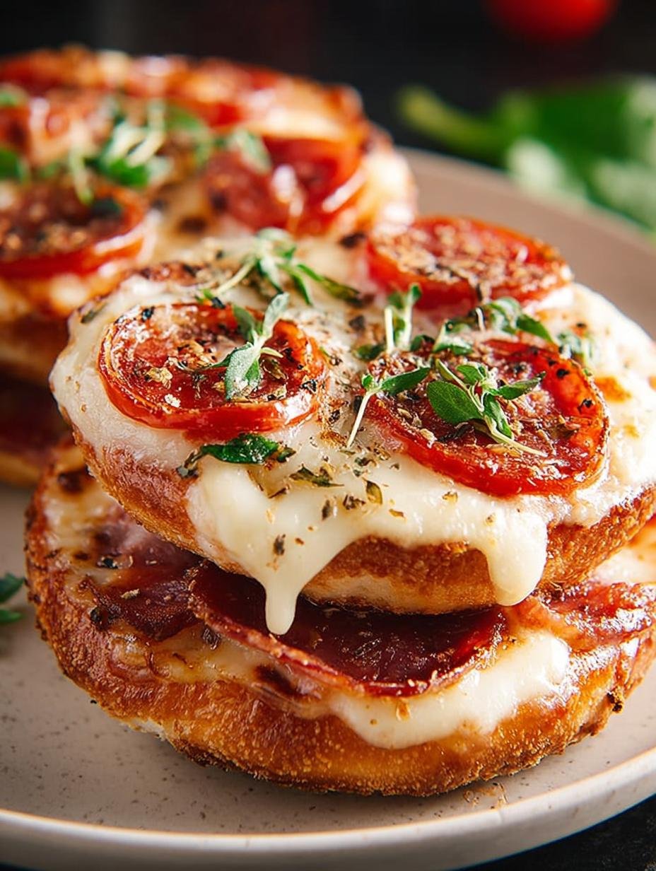 Delicious English Muffin Pizza in 10 Minutes - English Muffin Pizza - additional detail