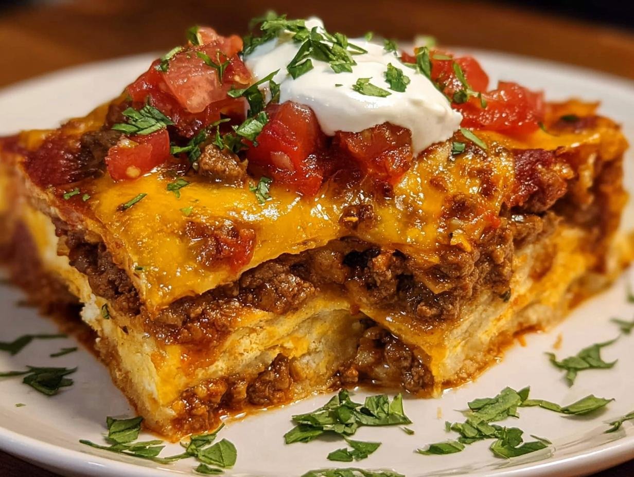 Irresistible Taco Casserole Tortillas: 1 Dish Delight - Irresistible Taco Casserole Tortillas - additional detail