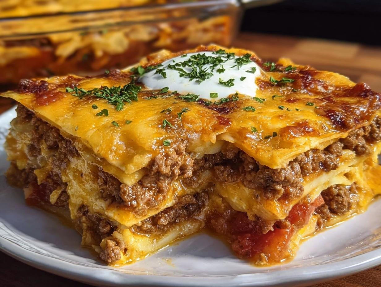 Irresistible Taco Casserole Tortillas: 1 Dish Delight - Irresistible Taco Casserole Tortillas - additional detail