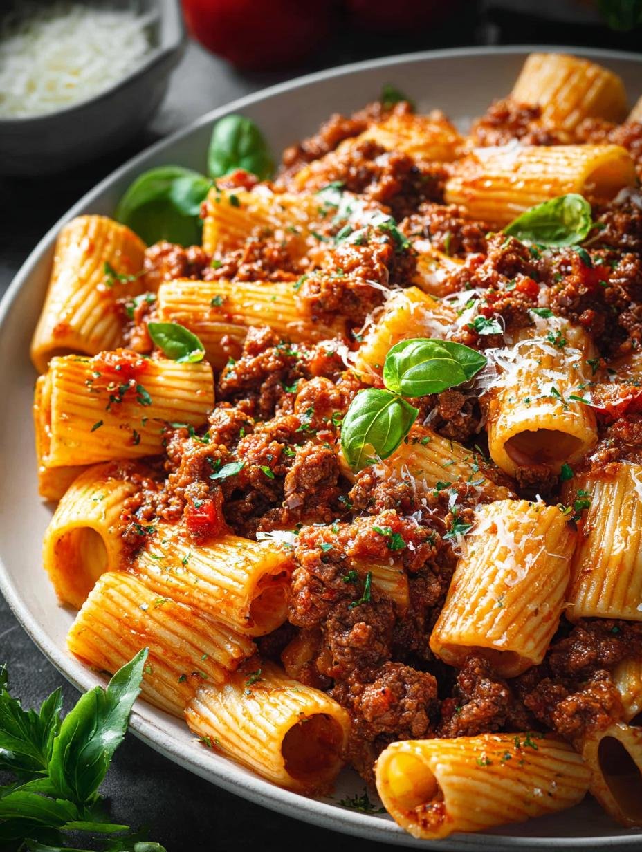 Rigatoni Bolognese: 5 Hearty Steps to Comforting Perfection