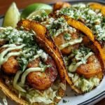 Sizzling Shrimp Tacos Avocado