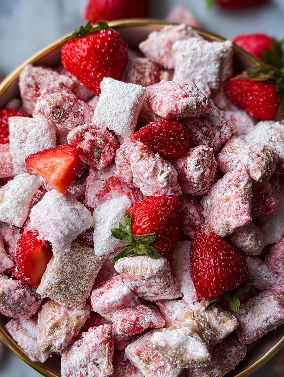 Amazing 15-Min Strawberry Shortcake Puppy Chow! - Strawberry Shortcake Puppy Chow - main visual representation