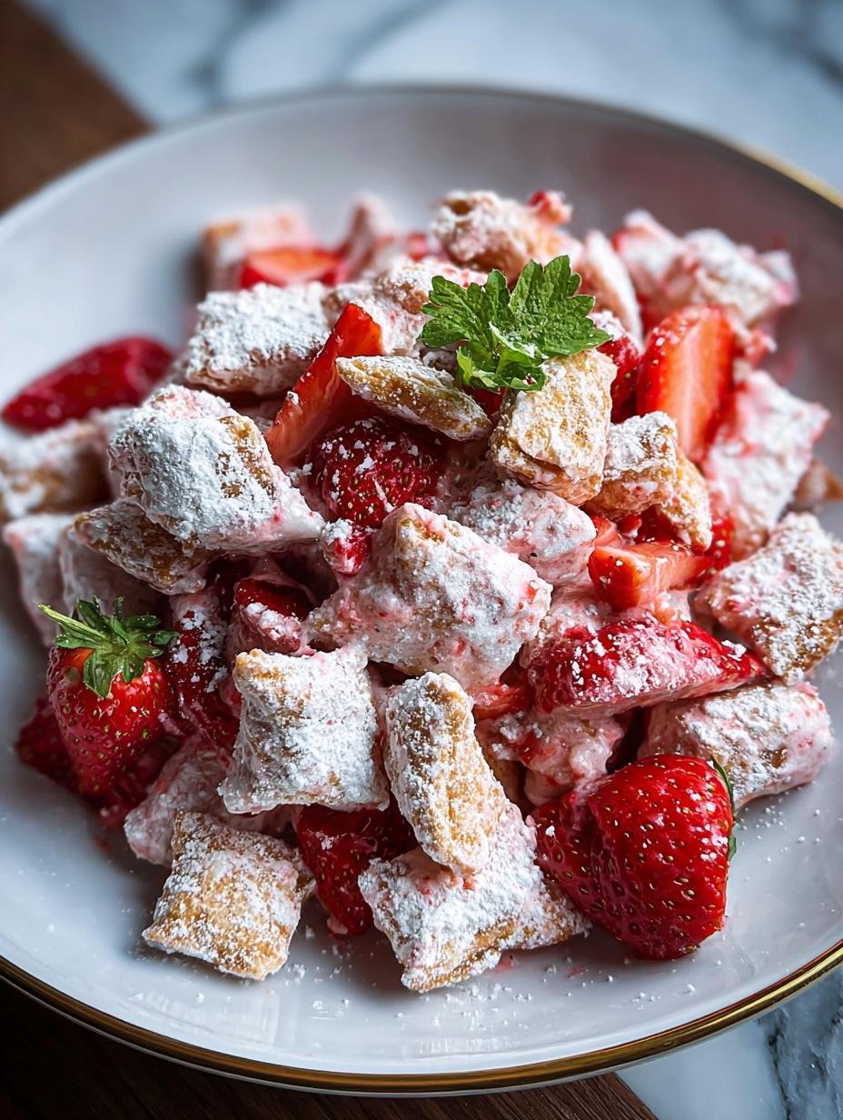 Strawberry Shortcake Puppy Chow