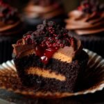 Vampire Bite Halloween Cupcakes