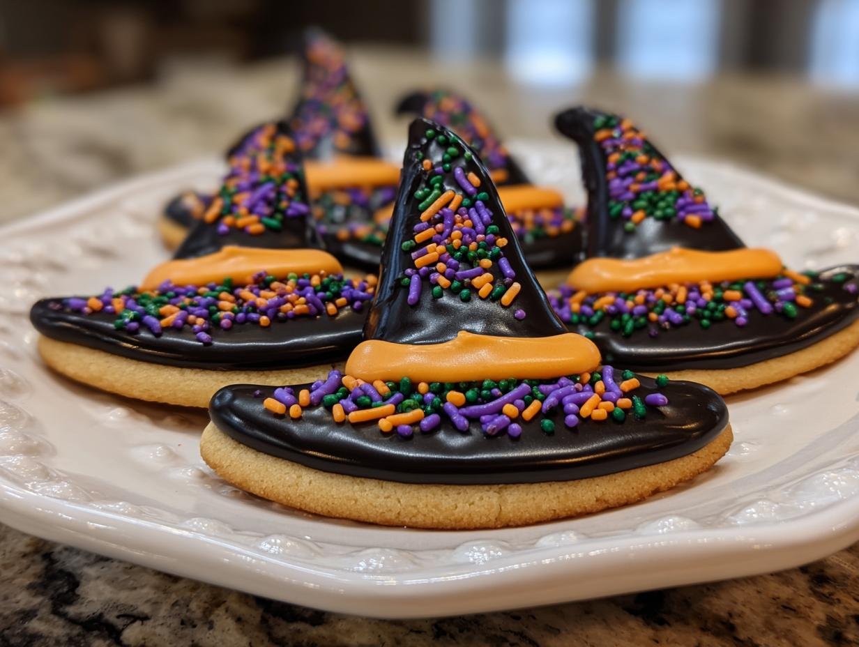 Spooky Witch Hat Cookies: 1 Easy Magic Recipe - Witch Hat Cookies Spooky - additional detail