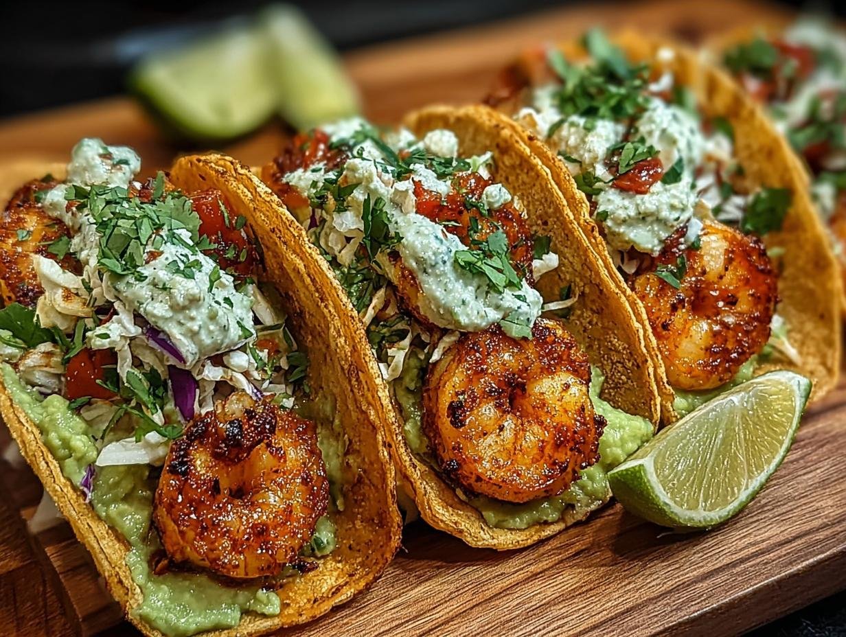Zesty Shrimp Tacos Avocado