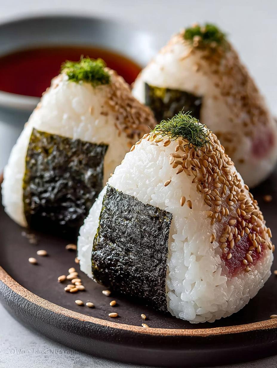 Authentic Japanese Tuna Onigiri