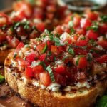 Bruschetta Dip Vibrant Flavor
