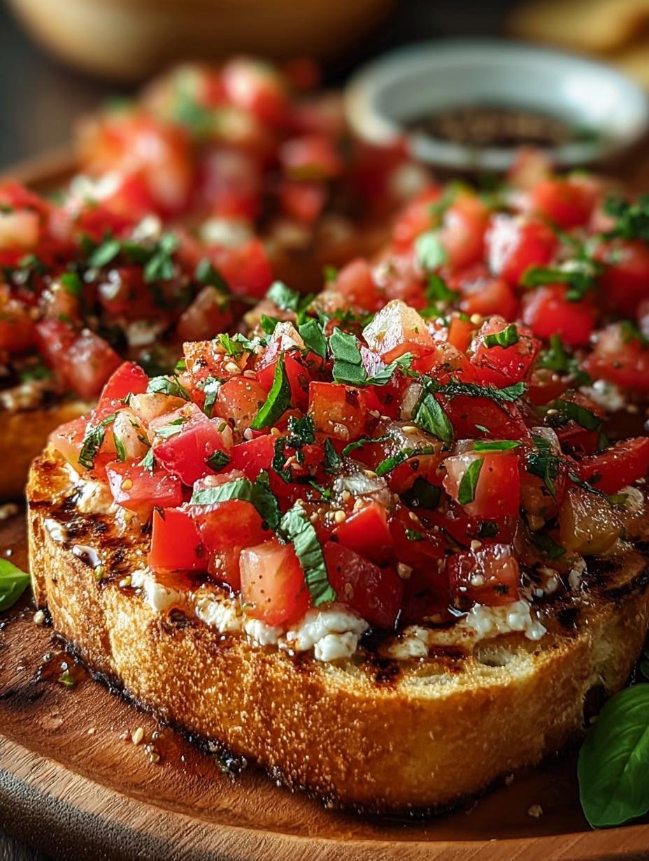 Bruschetta Dip Vibrant Flavor