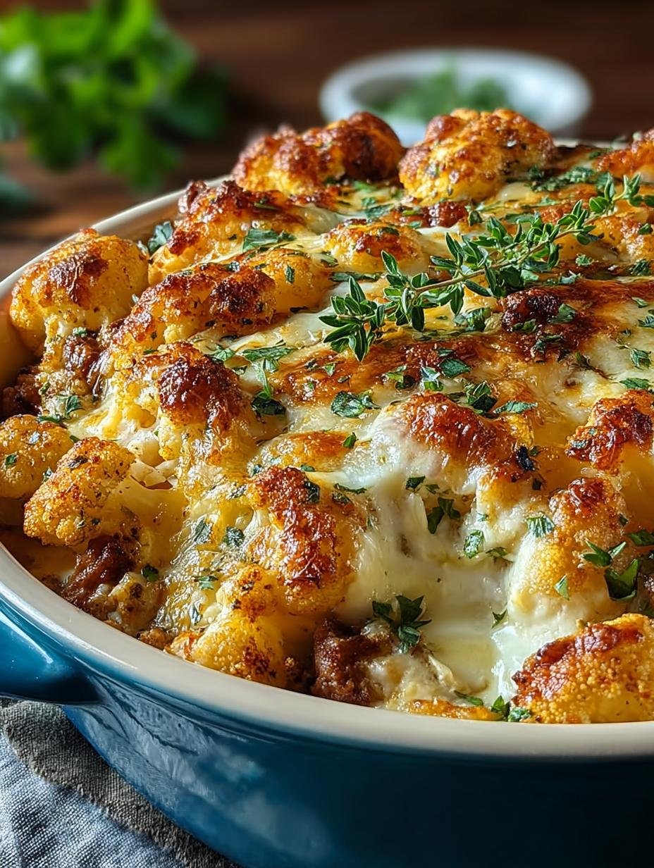 Cheesy Cauli Turkey Delight: 7 Comforting Benefits - Cheesy Cauli Turkey Delight - main visual representation