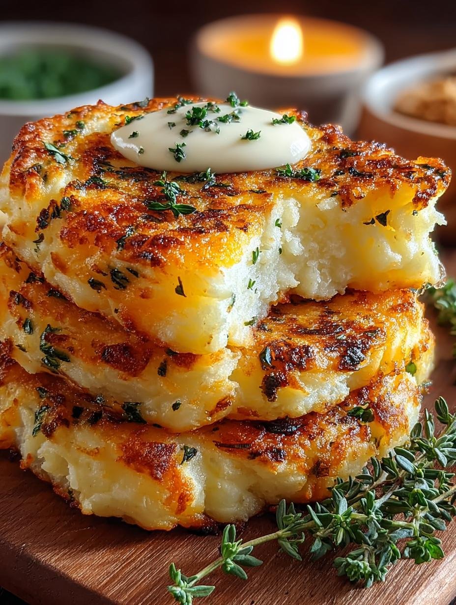 Cheesy Herb Mashed Potato
