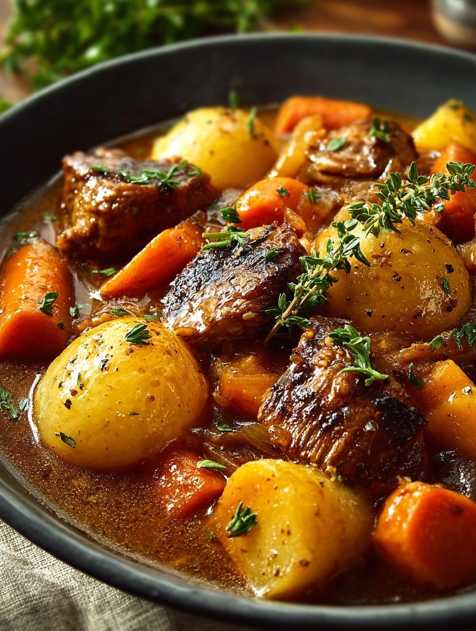 Comforting Slow Cooker Fall Chicken Stew Recipe - Comforting Slow Cooker Fall - main visual representation