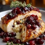Cranberry Brie Stuffed Chicken