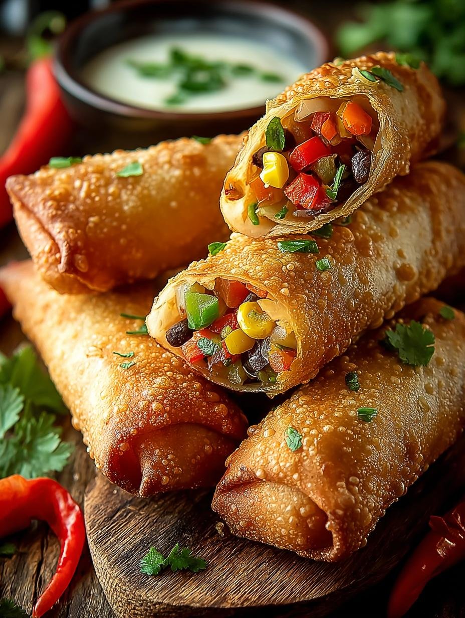 Crispy Chilis Southwest Eggrolls: 10 Irresistible Bites - Crispy Chilis Southwest Eggrolls - main visual representation