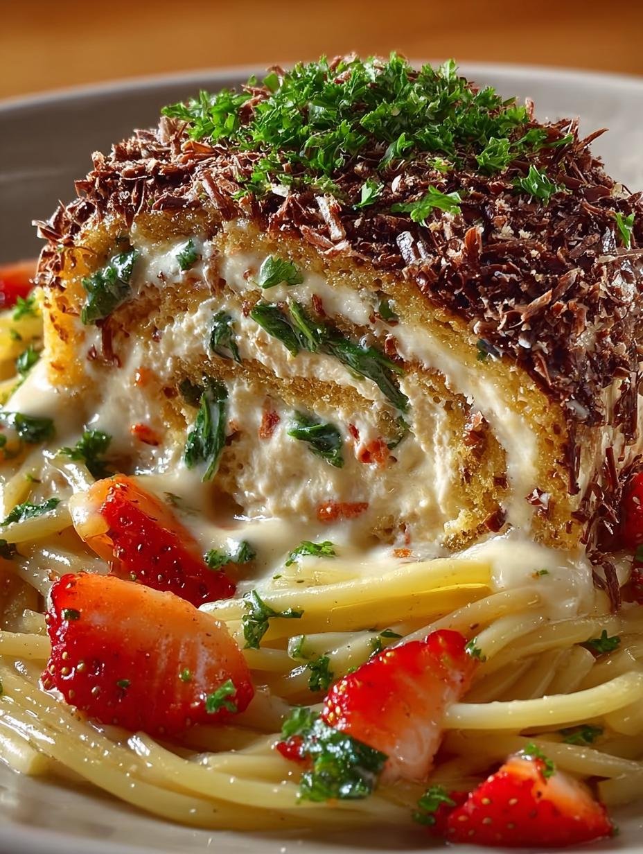 Decadent Chocolate Strawberry Swirl Cheesecake Recipe - Decadent Chocolate Strawberry Swirl - main visual representation