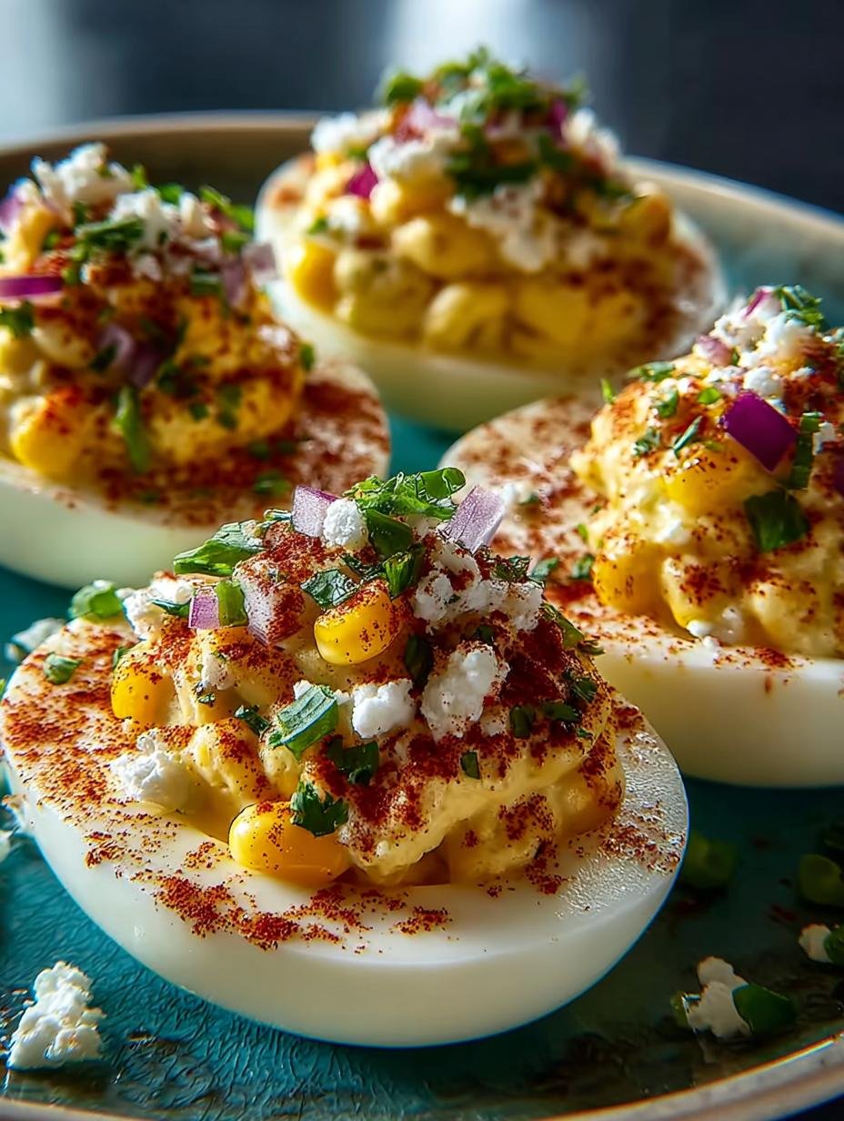 Elote Deviled Eggs with Chipotle Mayo: 5 Tips to Wow - Elote Deviled Eggs with - additional detail