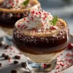 Festive Peppermint Espresso Mocktail