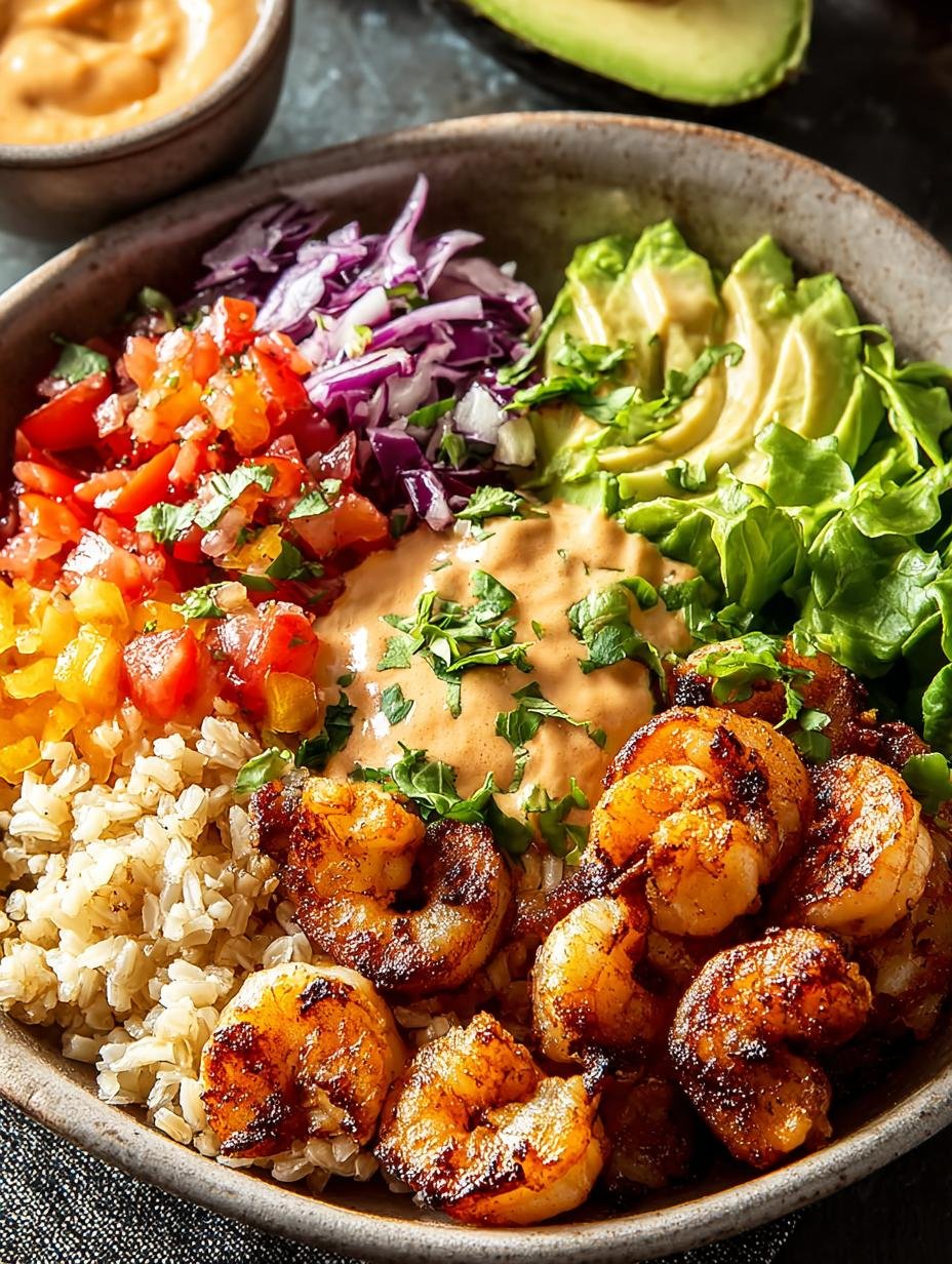 Flavorful Shrimp Burrito Bowls