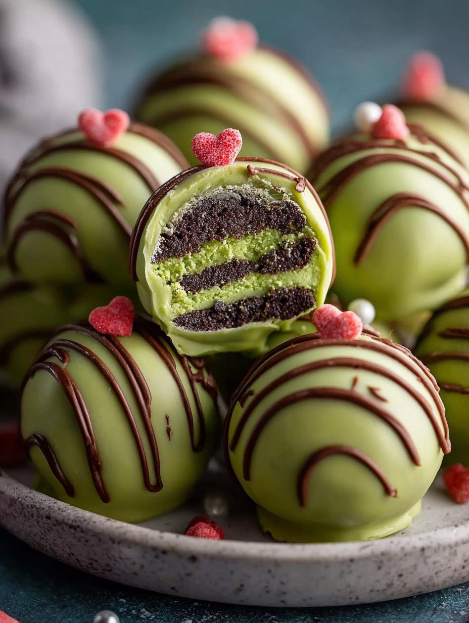 Delightful Grinch Oreo Truffles Bake for the Holidays - Grinch Oreo Truffles Bake - main visual representation