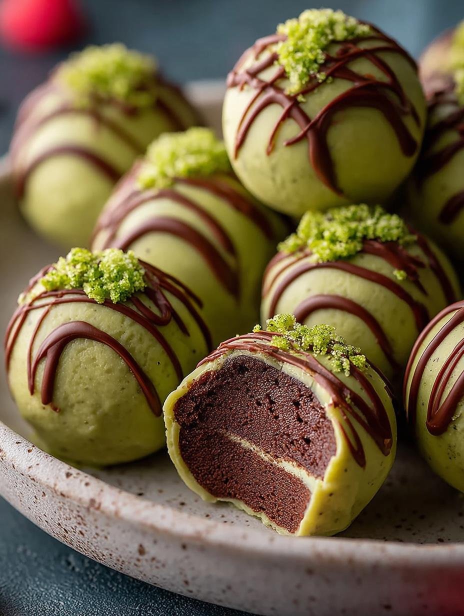 Grinch Oreo Truffles Bake