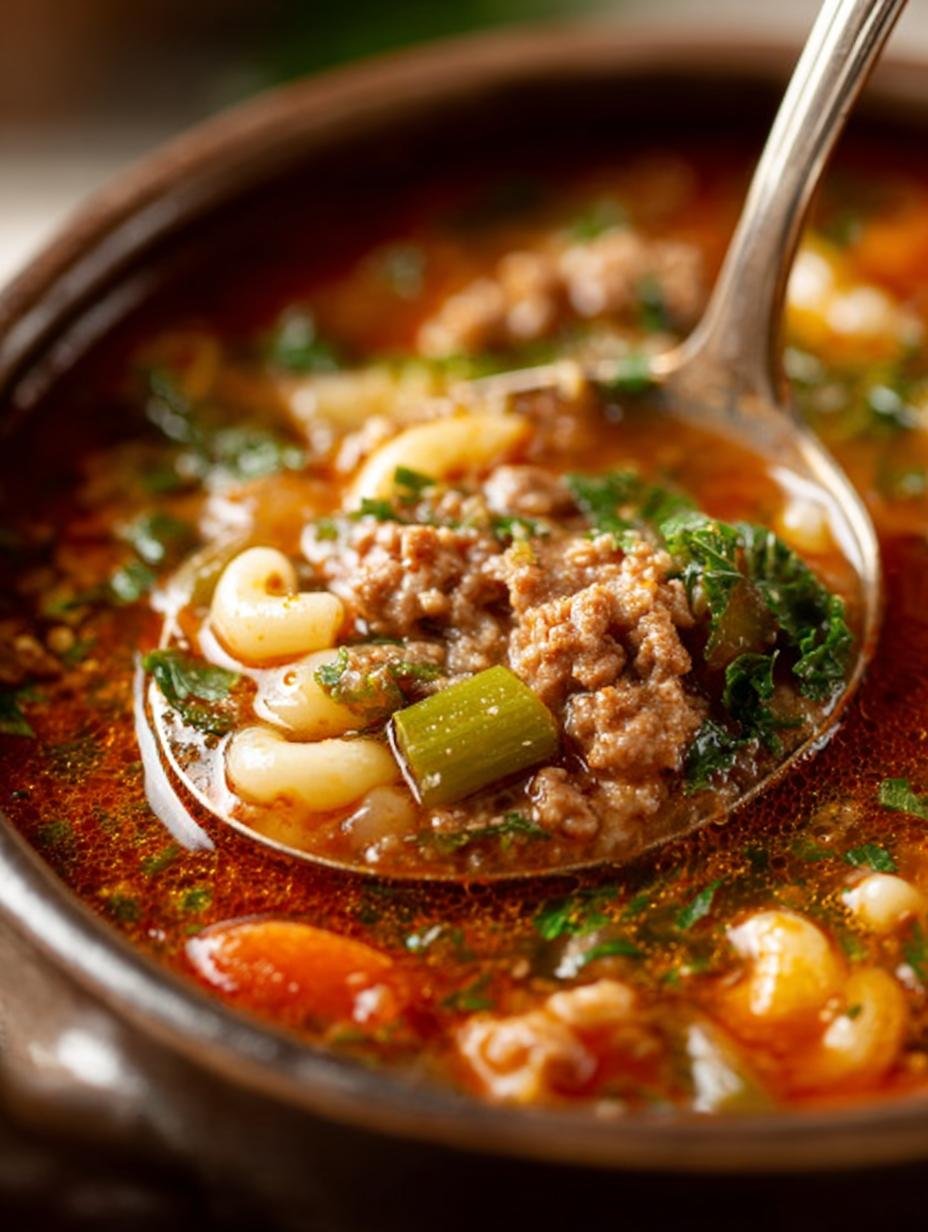 Delicious Hamburger Soup: 30-Minute Comfort Dish - Hamburger Soup - main visual representation