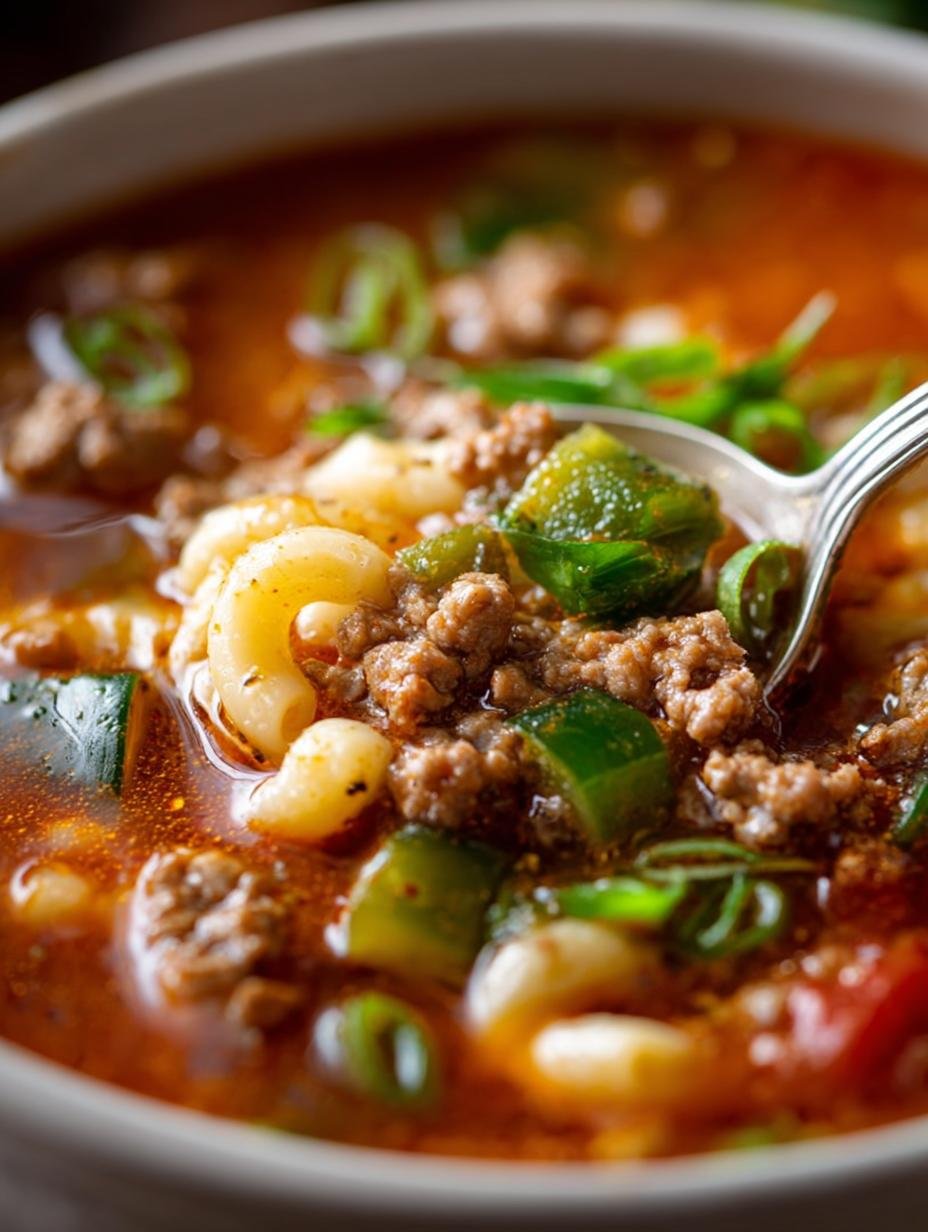 Delicious Hamburger Soup: 30-Minute Comfort Dish - Hamburger Soup - additional detail